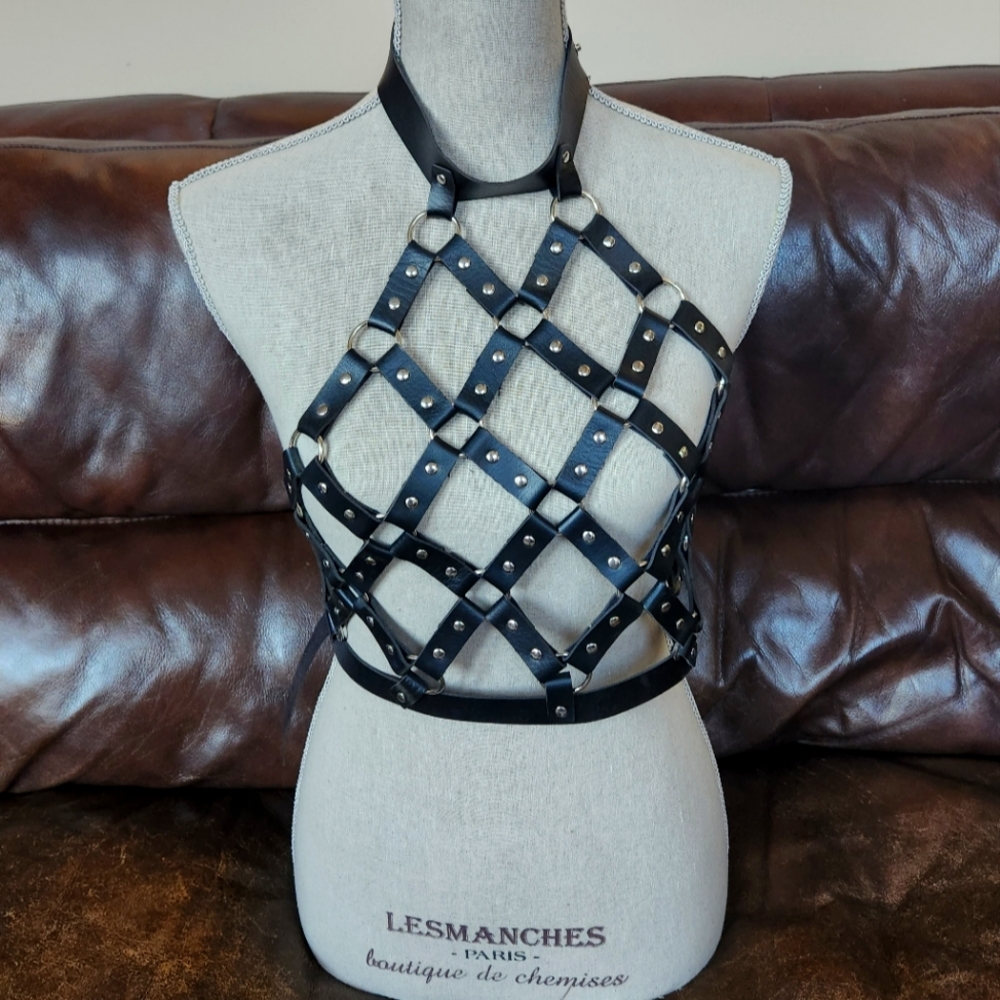 Leather top